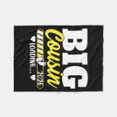 Couverture Polaire Cute Big Cousin Loading 2026 Promoted To Big Cousi (Devant (Horizontal))