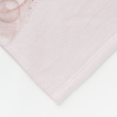 Couverture Polaire Cute Black Baby Unicorne et Coeurs (Coin)