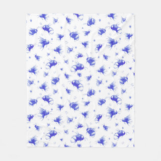 Couverture Polaire Cute Blanche Abee | Cadeau d'anniversaire pour mam