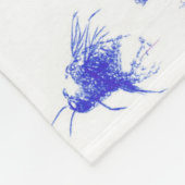 Couverture Polaire Cute Blanche Abee | Cadeau d'anniversaire pour mam (Coin)