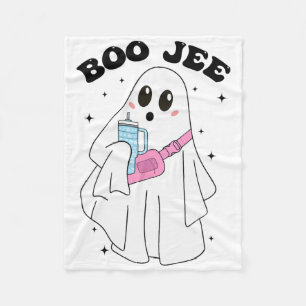 Couverture Polaire Cute Boo Ghost Funny Costume d'Halloween Boo Jee G
