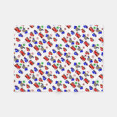 Couverture Polaire Cute Boys Jouets Voitures Camions Moteurs de feu C (Devant (Horizontal))