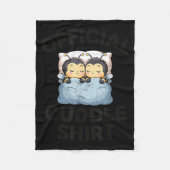 Couverture Polaire Cute Bumble Bee Couple Cuddle  (Devant)