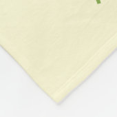 Couverture Polaire Cute Bunnies avec marguerites de printemps et papi (Coin)