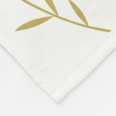 Couverture Polaire Cute Bunny Blanche-Toison personnalisée (Coin)