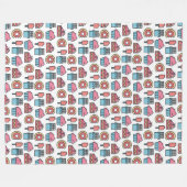 Couverture Polaire Cute Cakes and Desserts (Devant (Horizontal))