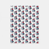 Couverture Polaire Cute Camper (Devant)