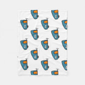 Couverture Polaire Cute Camper (Devant)