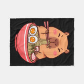 Couverture Polaire Cute Capybara Ramen Kawaii Kids Boys Girls Cool An (Devant (Horizontal))