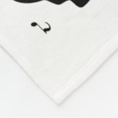 Couverture Polaire Cute Cat Kitty Playing Music Note Clef (Coin)