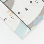 Couverture Polaire Cute Cats Blanche polaire (Coin)