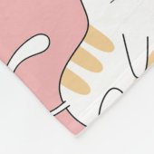 Couverture Polaire Cute Cats Blanche polaire (Coin)