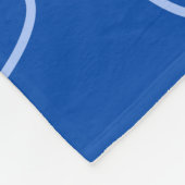 Couverture Polaire Cute Chef Ducky Kazoo Blue Cercles (Coin)