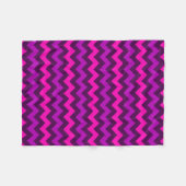 Couverture Polaire Cute Chevrons Violets Rose Petite Blanche En Toiso (Devant (Horizontal))
