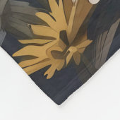 Couverture Polaire Cute Chih Tzu Chien Blanc Fleurs De Faisée (Coin)