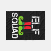 Couverture Polaire Cute Christmas Cheer Elf Squad Santa's Helper (Devant (Horizontal))