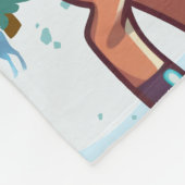 Couverture Polaire Cute Christmas Reindeer Kids Blanket (Coin)