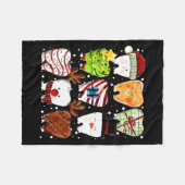 Couverture Polaire Cute Christmas Teeth Funny Christmas Dentist Denta (Devant (Horizontal))