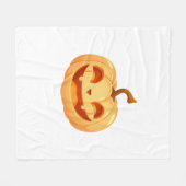 Couverture Polaire Cute Citrouille Jack-o'-lantern Turtle Mer Hallowe (Devant (Horizontal))