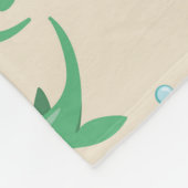 Couverture Polaire Cute Cryptid Loch Ness Monster Blanche (Coin)