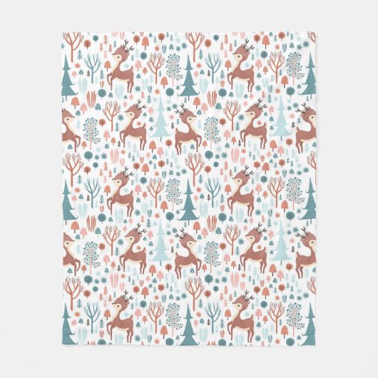 Couverture Polaire Cute Deer (Devant)