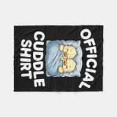 Couverture Polaire Cute Duck Couple Snuggle Cuddle (Devant (Horizontal))
