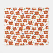 Couverture Polaire Cute écureuil (Devant (Horizontal))