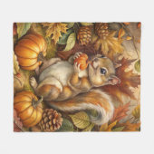 Couverture Polaire Cute écureuil (Devant (Horizontal))