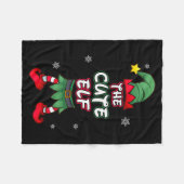 Couverture Polaire Cute Elf Christmas Pajamas Pjs Matching Family Gro (Devant (Horizontal))