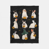 Couverture Polaire Cute Fall Bunny Ghost Costume Rabbit Lover Soky Se (Devant)