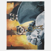 Couverture Polaire Cute Ferret Keys Cherub (Devant)