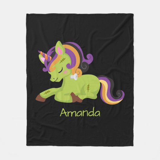 Couverture Polaire Cute Frankenstein (Devant)