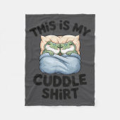 Couverture Polaire Cute Frog Cozy This Is My Cuddle  (Devant)