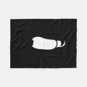 Couverture Polaire Cute Funny Just Chillin Zoo Penguin  (Devant (Horizontal))