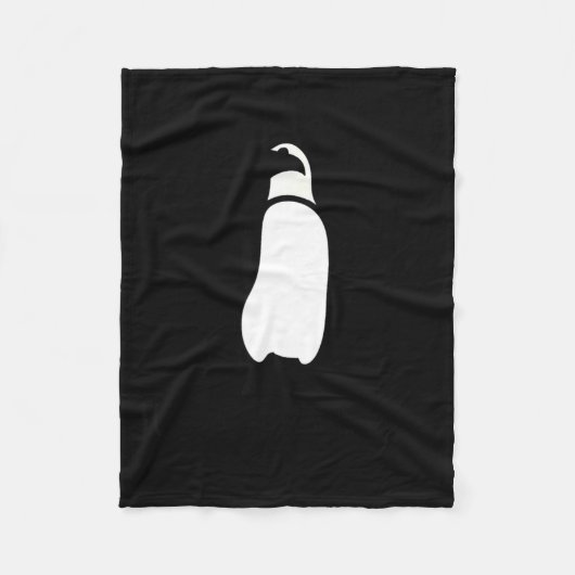 Couverture Polaire Cute Funny Just Chillin Zoo Penguin  (Devant)
