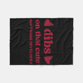 Couverture Polaire Cute Funny Valentine's Day Software Developer Wome (Devant (Horizontal))