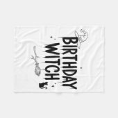 Couverture Polaire Cute Funny Witch Witchy Birthday Witches Happy Wom (Devant (Horizontal))