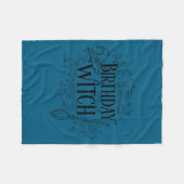 Couverture Polaire Cute Funny Witch Witchy Birthday Witches Happy Wom (Devant (Horizontal))