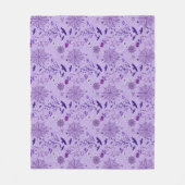 Couverture Polaire Cute ghost Halloween Elegant purple (Devant)