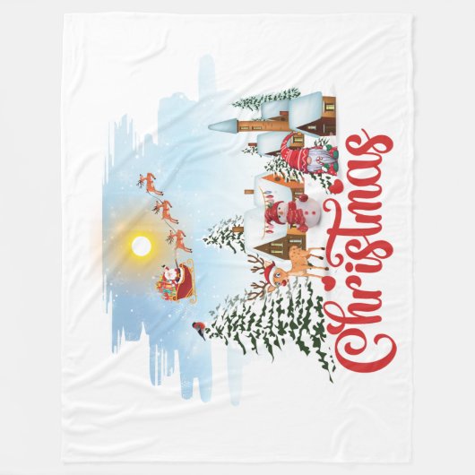 Couverture Polaire Cute Gnome (Devant)