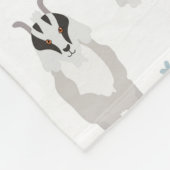 Couverture Polaire Cute Goats Farm Animals (Coin)