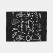 Couverture Polaire Cute Going To The Chapel Bride Enterrement de vie  (Devant (Horizontal))