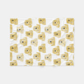Couverture Polaire Cute Golden Labrador Retriever Chien Motif (Devant (Horizontal))