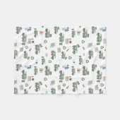 Couverture Polaire Cute Green Recycling Camion Enfants Véhicules Moti (Devant (Horizontal))