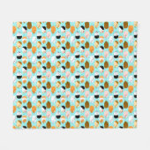 Couverture Polaire Cute Guinea Pig Pattern (Devant (Horizontal))