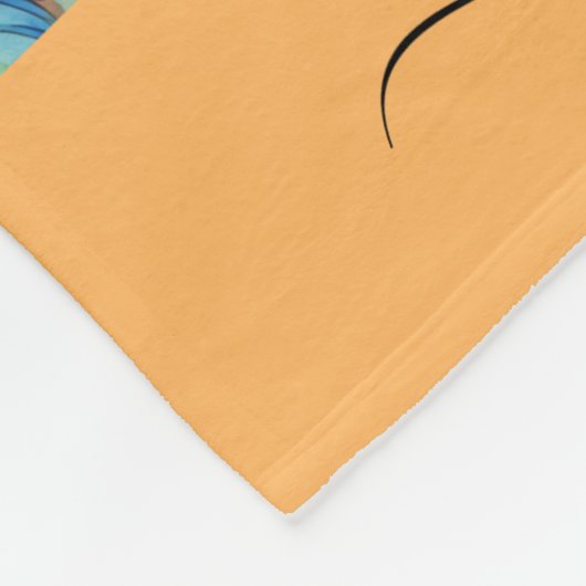 Couverture Polaire Cute guinea pigs pattern script name (Coin)