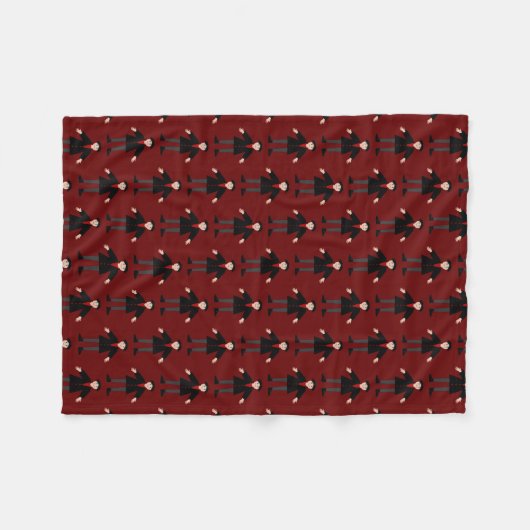 Couverture Polaire Cute Halloween Vampire Patterned (Devant (Horizontal))