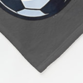 Couverture Polaire Cute Heart Playing Soccer Valentines Day Soccer Bo (Coin)