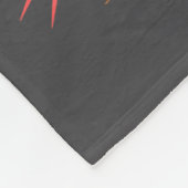 Couverture Polaire Cute Human Caution Service May Still Bite Training (Coin)