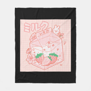 Couverture Polaire Cute Japonais Kawaii Anime Aesthétique Paillette R